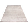 Tapis vintage gris en viscose Esteban