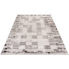 Tapis vintage gris en viscose Johnson