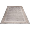 Tapis vintage gris en viscose Inca