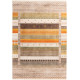 Tapis ethnique multicolore en polyester doux Bonnie