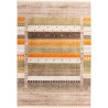 Tapis ethnique multicolore en polyester doux Bonnie