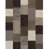 Tapis contemporain marron Mona