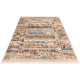 Tapis ethnique multicolore en polyester doux Angie