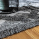 Tapis design en coton recyclé Norman