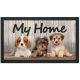 Paillasson en polyamide imprimé rectangle 40 x 68 cm MyHomeDogs