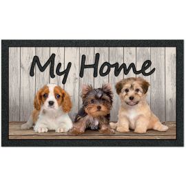 Paillasson en polyamide imprimé rectangle 40 x 68 cm MyHomeDogs