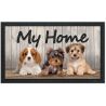 Paillasson en polyamide imprimé rectangle 40 x 68 cm MyHomeDogs