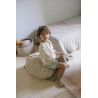 Pouf en coton escargot lavable en machine Mr. Snail