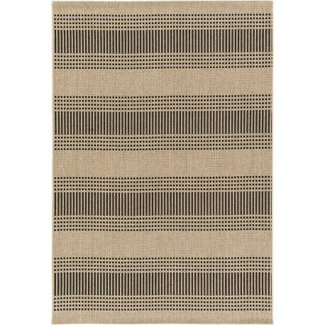 Tapis plat moderne rayé Alder