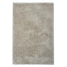 Tapis tufté main en polyester aux longs velours sable Wellington