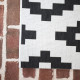 Tapis intérieur et extérieur scandinave plat Belgrade