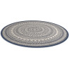 Tapis rond moderne plat intérieur et extérieur Belt