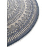 Tapis rond moderne plat intérieur et extérieur Belt