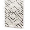 Tapis géométrique scandinave plat Biddle