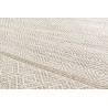 Tapis plat scandinave crème Big Timber