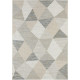 Tapis plat moderne beige Bighorn