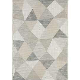 Tapis plat moderne beige Bighorn