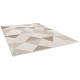 Tapis plat moderne beige Bighorn