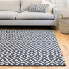 Tapis scandinave géométrique plat Billings