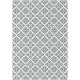 Tapis effet mosaique plat bleu Bloomfield