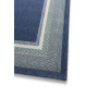 Tapis bleu plat intérieur et extérieur Bonner