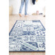 Tapis de cuisine carreaux de ciment plat Boulder