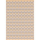 Tapis moderne jaune plat Bozeman