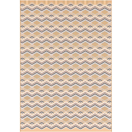 Tapis moderne jaune plat Bozeman