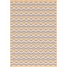 Tapis moderne jaune plat Bozeman