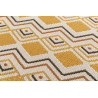 Tapis moderne jaune plat Bozeman