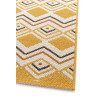 Tapis moderne jaune plat Bozeman