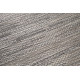 Tapis moderne rayé gris Broadus