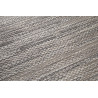 Tapis moderne rayé gris Broadus