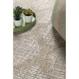 Tapis vintage plat rayé Brockway