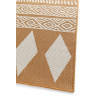 Tapis ethnique orange plat Butte
