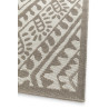 Tapis ethnique plat beige Bynum