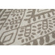 Tapis ethnique plat beige Bynum