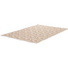 Tapis moderne crème plat Cardwell