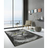 Tapis à courtes mèches design gris Chinook