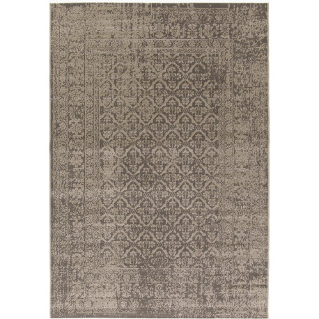 Tapis vintage gris rectangle Conner