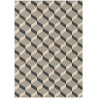 Tapis géométrique moderne gris Coram