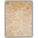 Tapis patchwork en cuir naturel beige Oviedo