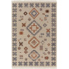 Tapis plat ethnique beige berbère Dagmar