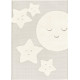 Tapis enfant rectangle beige Deer Lodge