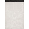 Tapis moderne crème à courtes mèches Denton