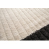 Tapis moderne crème à courtes mèches Denton