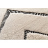 Tapis design chambre crème Divide