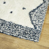 Tapis shaggy design crème Dupuyer