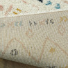 Tapis shaggy ethnique crème East Helena