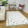 Tapis shaggy ethnique crème Elliston